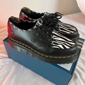 Dr. Martens Ramsey with Zebra Print Panels